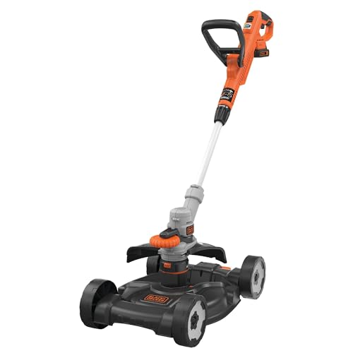 BLACK+DECKER 3-in-1 Multitrimmer STC1820CM für kleine Rasenflächen